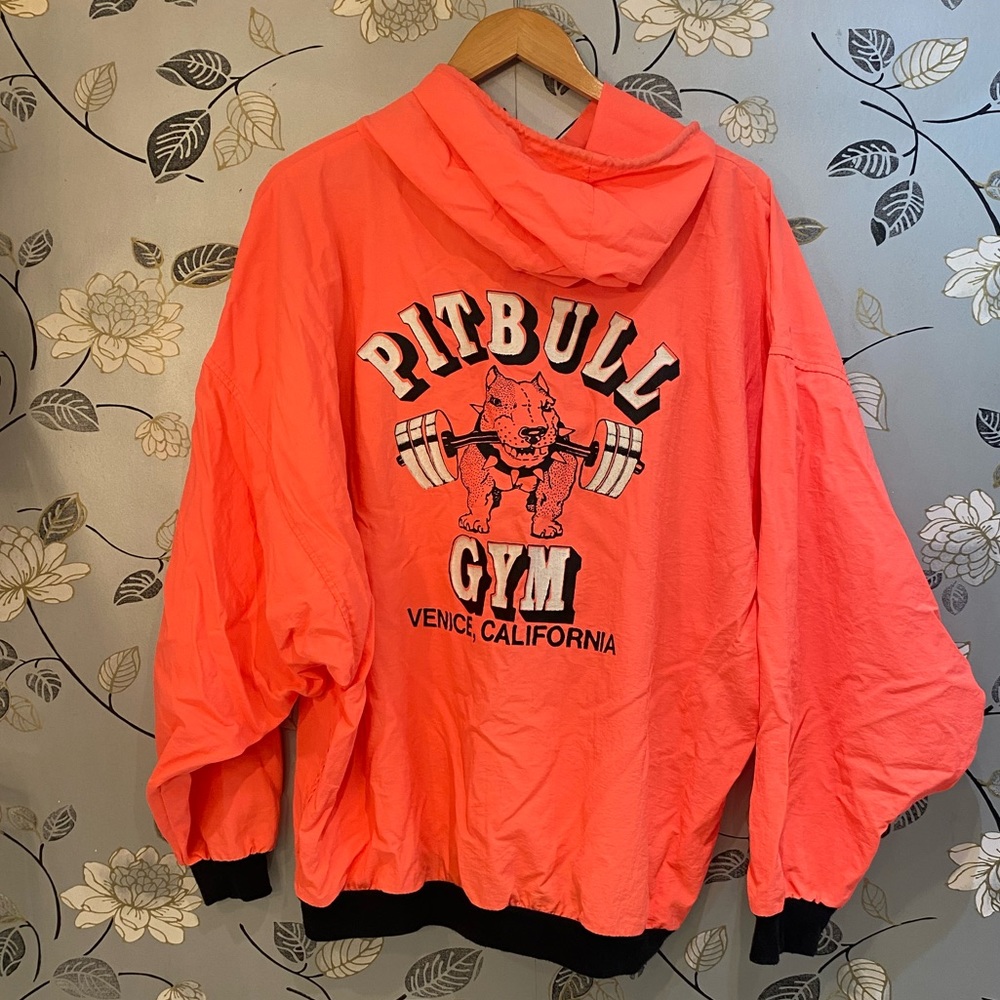 Vintage Pitbull Gym Pullover Jacket